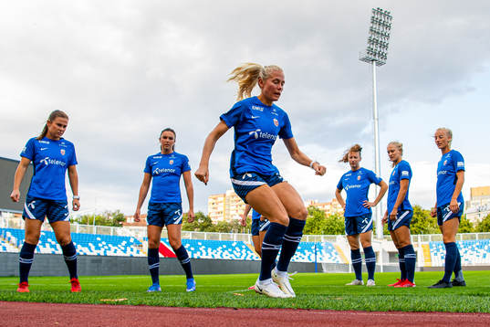 Guro Bergsvand of the Norwegian women's national football