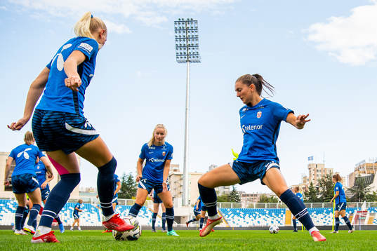 Karina Sævik, Anna Jøsendal and Vilde Bøe Risa of the