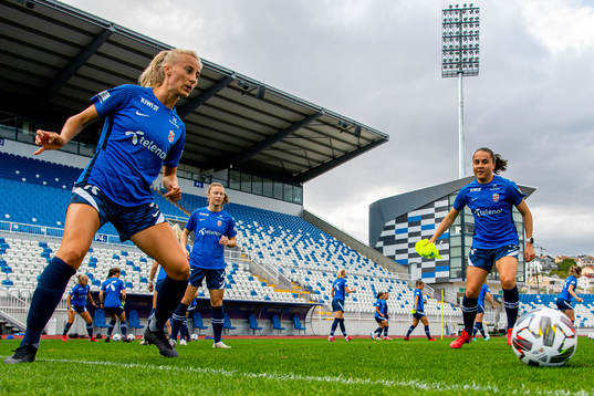 Anja Sønstevold and Heidi Ellingsen of the Norwegian