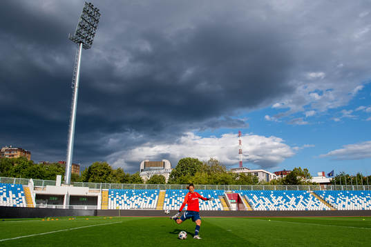 Goalkeeper Cecilie Fiskerstrand of the Norwegian women's