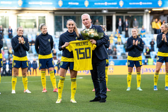 Kosovare Asllani and Håkan Sjöstrand, General secretary