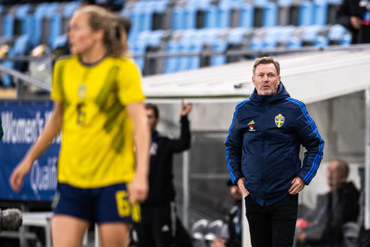 Peter Gerhardsson, head coach of Sweden