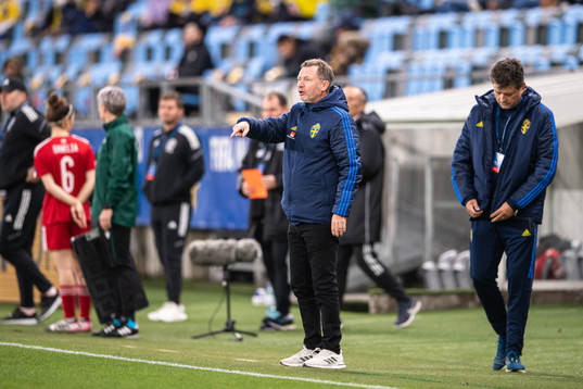 Peter Gerhardsson, head coach of Sweden