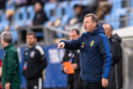 Peter Gerhardsson, head coach of Sweden