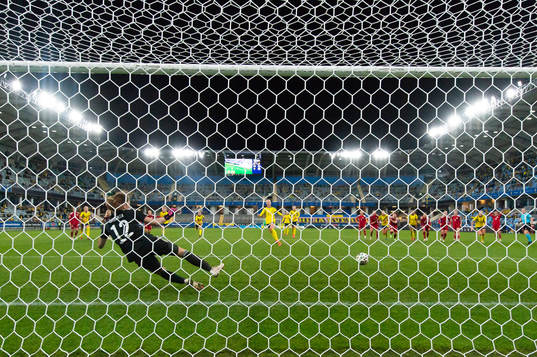 Caroline Seger of Sweden scores 3-0
