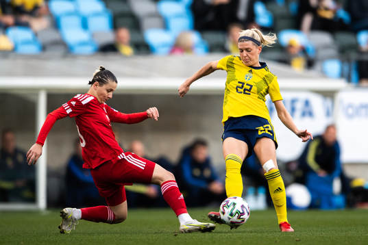 Irina Khaburdzania og Georgia and Olivia Schough of Sweden