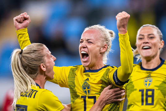 Bläddra bland fler bilder av Football, FIFA Women's World Cup Qualifier, Sweden - Georgia