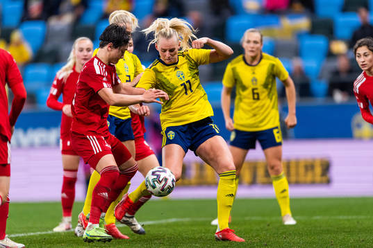Stina Blackstenius of Sweden