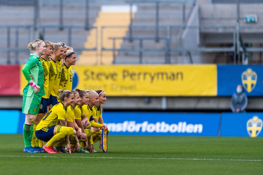The starting eleven of Sweden