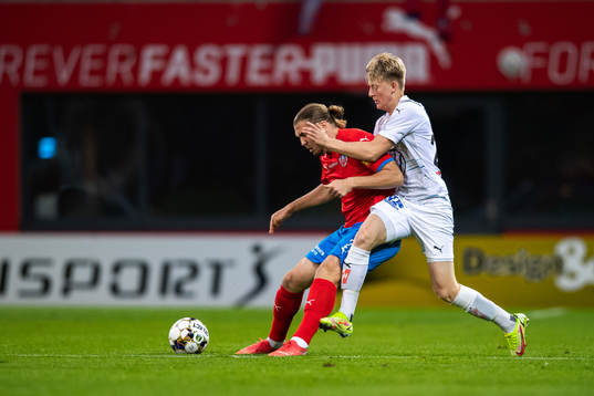 Helsingborgs Charlie Weberg och Elias Nordström