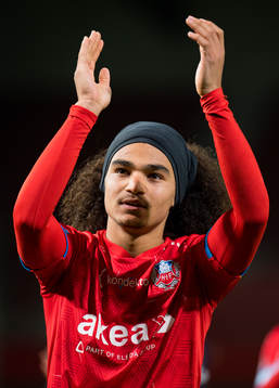 Helsingborgs Adam Kaied jublar