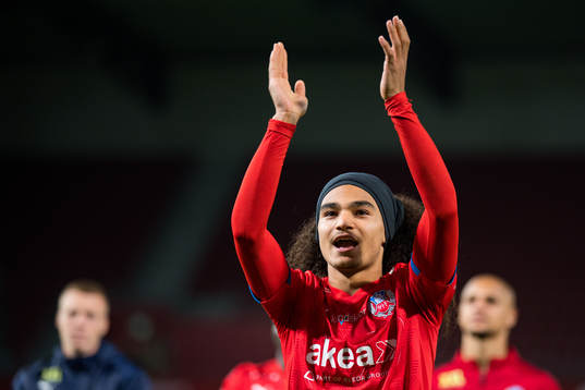 Helsingborgs Adam Kaied jublar