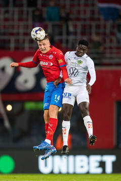 Helsingborgs Casper Widell och Jönköpings Eric Johana