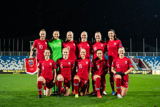 The starting eleven of Norway