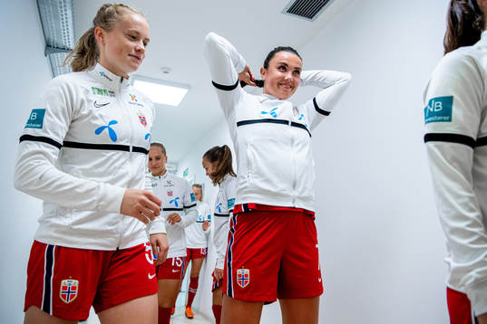 Julie Blakstad and Ingrid Syrstad Engen of Norway