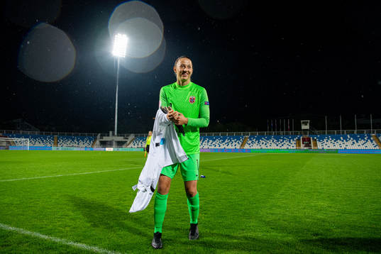 Goalkeeper Cecilie Fiskerstrand of Norway