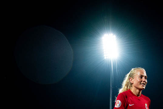 Guro Bergsvand of Norway at half-time