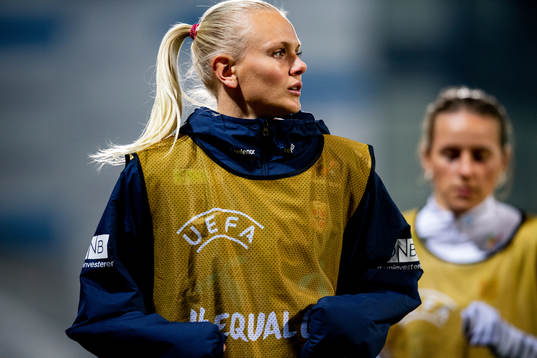 Karina Sævikæ of Norway warms up