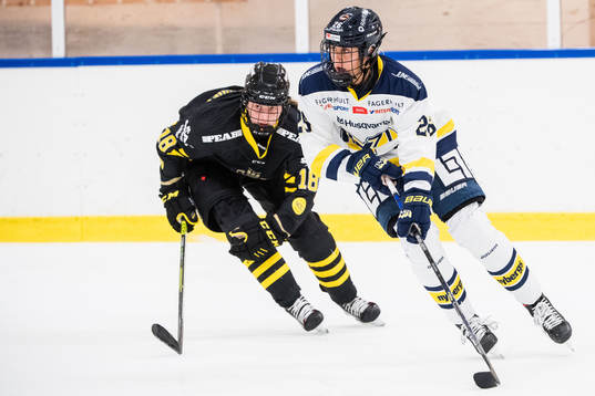 s Isabelle Lejionhielm och HV71:s Hanna Olsson
