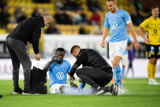 Malmö FFs Bonke Innocent får vård