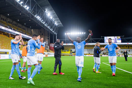 Malmö FFs Martin Olsson, Bonke Innocent och Antonio Colak