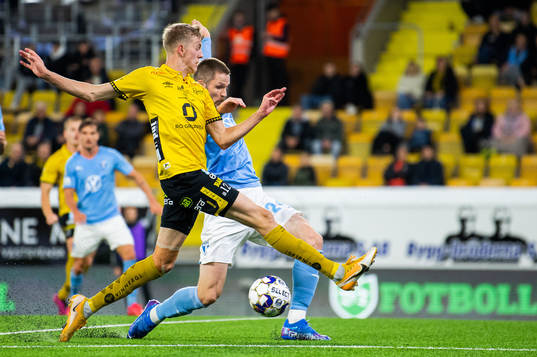Elfsborgs Alexander Bernhadsson och Malmö FFs Franz