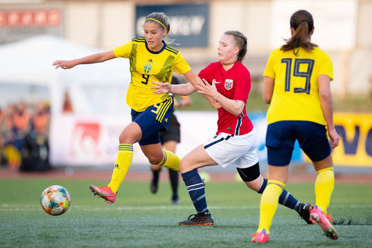 Sveriges Novalie Jensen och Norges Ane Nordby Jörgensen
