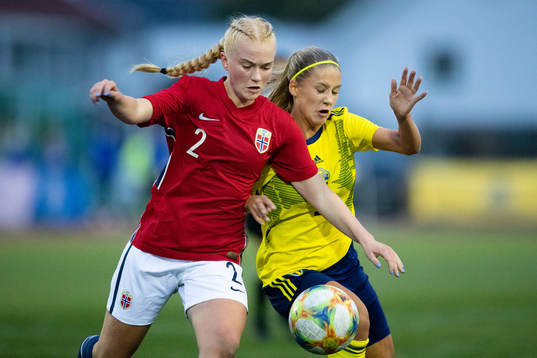 Norges Linnea Tveit och Sveriges Novalie Jensen
