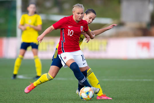 Norges Mathe Berg-Solemdal och Sveriges Matilda Ekblom