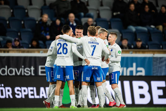 IFK Norrköpings Carl Björk jublar