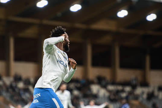 IFK Norrköpings Samuel Adegbenro jublar