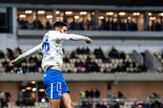 IFK Norrköpings Kristoffer Khazeni jublar