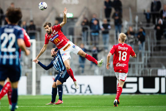 Djurgårdens Nicklas Bärkroth och Degerfors Sebastian