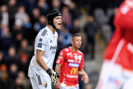 Djurgårdens målvakt Jacob Widell Zetterström