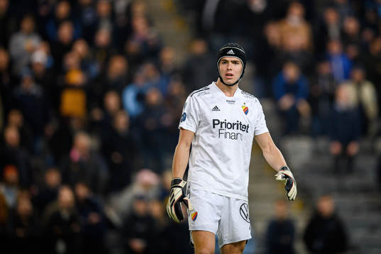 Djurgårdens målvakt Jacob Widell Zetterström