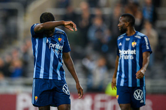 Djurgårdens Joel Asoro deppar