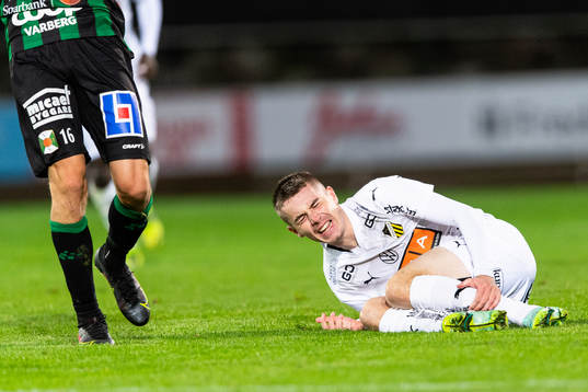 Häckens Patrik Wålemark har ont