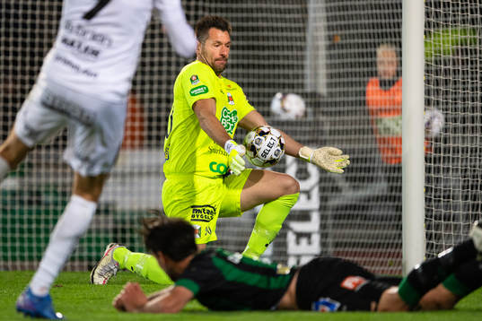 Varbergs målvakt Stojan Lukic