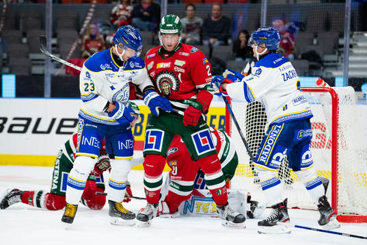 Leksands Mikael Ruohomaa och Patrik Zackrisson mot