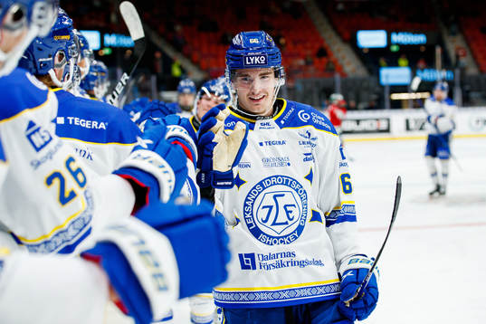 Leksands Nils Åman jublar