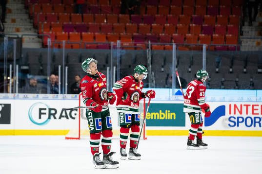 Frölundas Max Friberg deppar