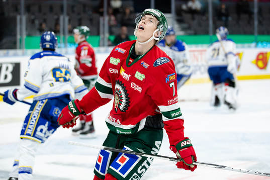 Frölundas Simon Edvinsson deppar