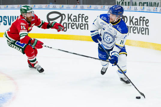 Frölundas Jens Olsson och Leksands Oskar Lang