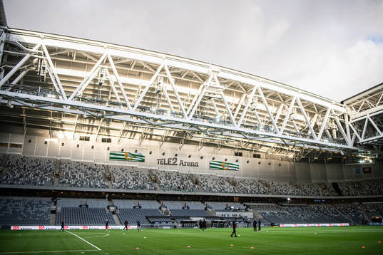 Interiör av Tele2 Arena