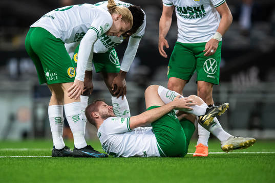 Hammarbys Darijan Bojanic har ont