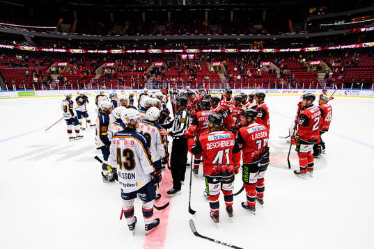 Malmö Redhawks och Djurgårdens spelade