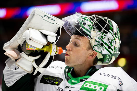 Färjestads målvakt Henrik Haukeland