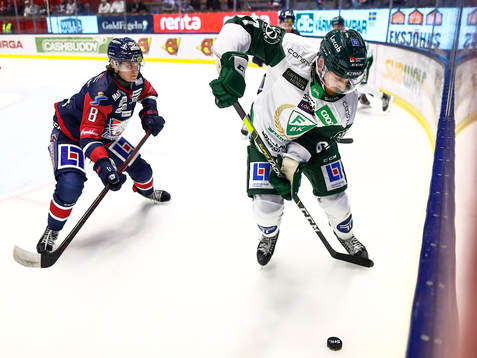 Linköpings Jonathan Myrenberg och Färjestads Pontus