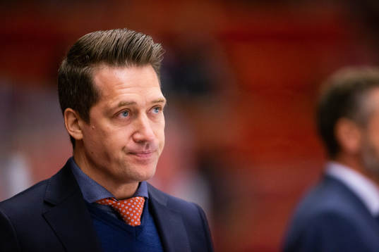 Växjös tränare Sam Hallam