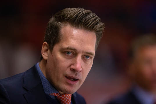 Växjös tränare Sam Hallam